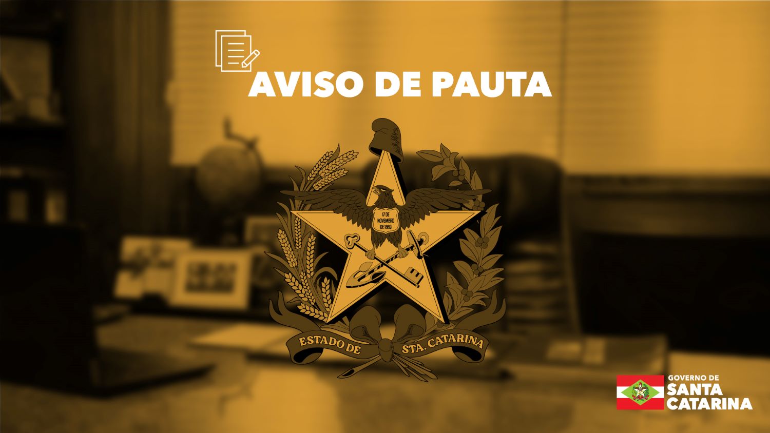 AVISO DE PAUTA: em Campos Novos, governador Jorginho Mello vai lançar plataforma digital para gestão do CAR no estado